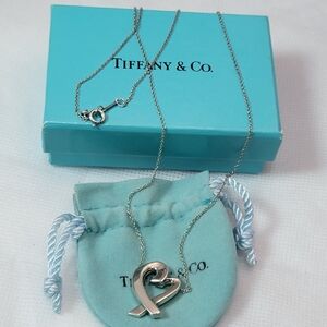 Tiffany & Co. Paloma Picasso Silver Heart Necklace